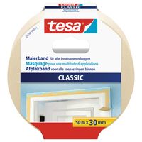 Schilderstape/maskeertape 30 mm x 50 m   -