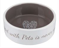 TRIXIE VOERBAK PETS HOME TAUPE 16 CM - thumbnail