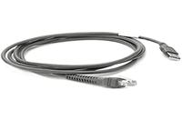 ZEBRA CBA-U21-S07ZBR - Serial Kabel (zwart, 2,1 m, USB, EAS, Male Connector/Male Connector, DS2208-SR)