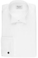 Stenströms Fitted Body Gala shirt wit, Effen