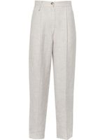 Emporio Armani pantalon Icon en serge - Gris - thumbnail