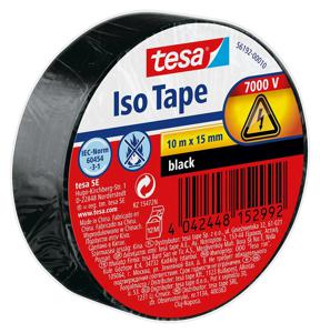 tesa 56192-00010-22 Isolatietape Zwart (l x b) 10 m x 15 mm 1 stuk(s)