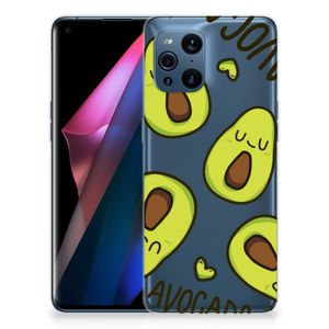 OPPO Find X3 | X3 Pro Telefoonhoesje met Naam Avocado Singing