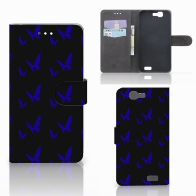 Huawei Ascend G7 Telefoon Hoesje Vlinder Patroon Huawei Ascend G7 Telefoon Hoesje Vlinder Patroon