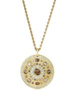 De Beers Jewellers 18kt yellow gold Talisman Large Medal diamond pendant necklace - Or - thumbnail