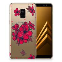 Samsung Galaxy A8 Plus (2018) TPU Case Blossom Red