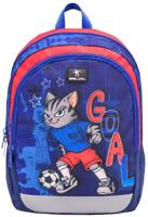 Belmil rugzak kat en voetbal  junior 12 liter polyester blauw