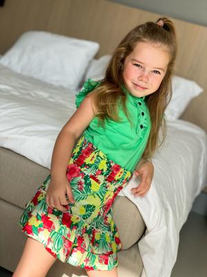 Quapi Meisjes rok - Ferona - Multi bloemen