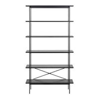 by fonQ basic Sleek Stellingkast B 94 cm - Ash Black