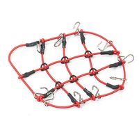 Fastrax 1/24 Luggage Roof Rack Net 80x60mm - Rood - thumbnail