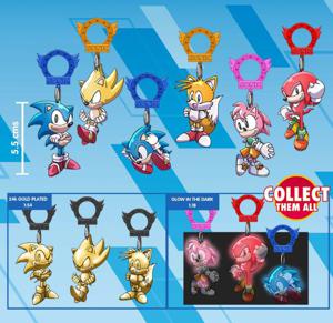 Sonic the Hedgehog PVC Backpack Hangers Bags Series 5 Display (18)