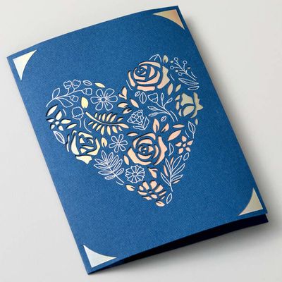 Cricut Insert Cards FOIL Celebration R10 Kaartenset Rood, Blauw