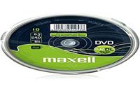 Maxell DVD+R DL 8,5GB 240Min 8x Cakebox (10 schijfjes)
