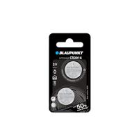 Blaupunkt Lithium Coin CR2016 knoopcel 2 stuks in blisterverpakking