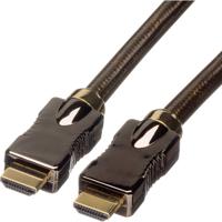 ROLINE HDMI Ultra HD Kabel met Ethernet, M/M, zwart, 5 m - thumbnail