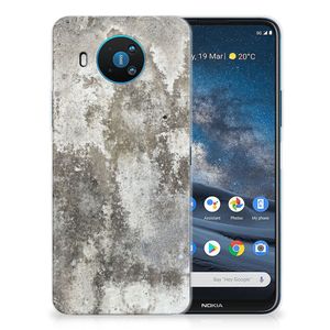 Nokia 8.3 TPU Siliconen Hoesje Beton Print