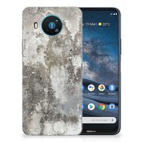 Nokia 8.3 TPU Siliconen Hoesje Beton Print - thumbnail