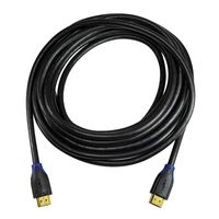 LogiLink CH0062 HDMI-kabel HDMI Aansluitkabel HDMI-A-stekker, HDMI-A-stekker 2.00 m Zwart 4K UHD, Audio Return Channel (ARC), Vergulde steekcontacten - thumbnail