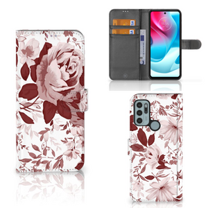 Hoesje Motorola Moto G60s Watercolor Flowers