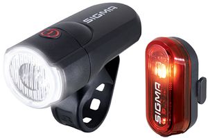 Sigma Sport Aura 30 + Curve Set Achterlicht + voorlicht (set) LED 30 lm