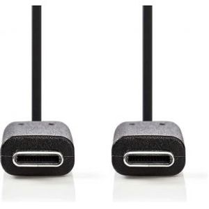 USB 3.1-Kabel (Gen1) | Type-C Male - Type-C Male | 1,0 m | Zwart