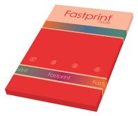 Kopieerpapier fastprint-100 a4 80 gr felrood