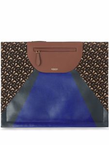 Burberry pochette Olympia à motif monogrammé - Bleu