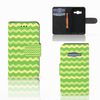 Samsung Galaxy Trend 2 Telefoon Hoesje Waves Green