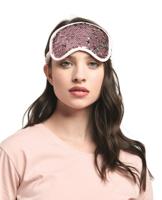 Siretessile slaapmasker Manhattan dames polyester roze
