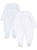 Marie-Chantal lot de deux pyjamas en coton - Bleu - thumbnail