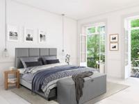 Beddenleeuw Dekenkist 140x40x55 Grijs