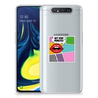 Samsung Galaxy A80 Silicone Back Cover Popart Princess