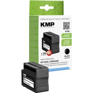 KMP Inktcartridge vervangt HP 932XL, CN053AE Compatibel Zwart H104 1725,4001