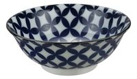 Blauw/Witte Kom - Mixed Bowls - 20,3 x 8cm 1000ml - thumbnail