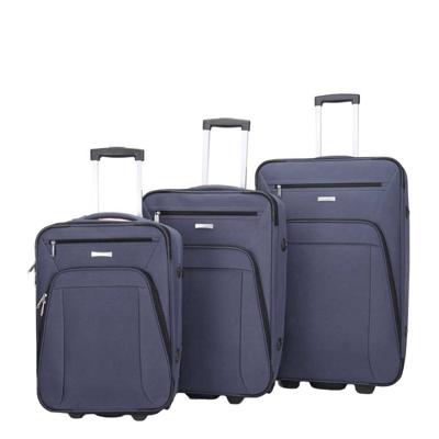 Decent Basic Line 3-delige Kofferset d.blauw