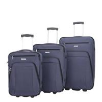 Decent Basic Line 3-delige Kofferset d.blauw