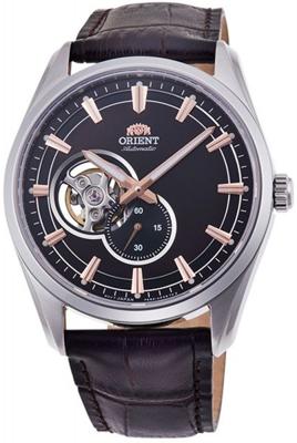 Orient Small semi skeleton leer - Herenhorloge Orient Small semi skeleton leer - Herenhorloge