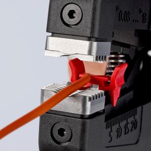 Knipex PreciStrip16 kabel stripper Zwart, Rood