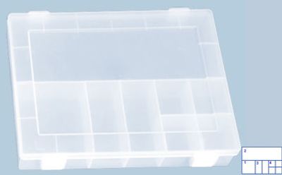Hünersdorff Assortimentsdoos (l x b x h) 335 x 225 x 55 mm Aantal vakken: 8 Vaste onderverdeling Inhoud 1 stuk(s)