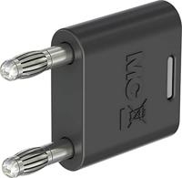 Stäubli KS2-4N-19 verbindingsstekker zwart stift-Ø: 4 mm stiftafstand: 19 mm 1 st.