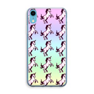 Musketon Unicorn: iPhone XR Transparant Hoesje