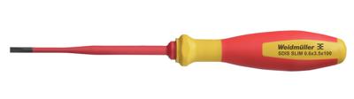 Weidmüller SDIS SLIM 0.6X3.5X100 Platte schroevendraaier Kopbreedte: 3.5 mm Koplengte: 100 mm
