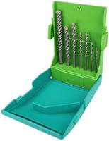 Heller Tools ProStone 3015 klopboor, steenboor, set 7-delig Ø 4/5/6/8/10/12 mm, steenboor, metselwerk, steenboorset, betonboorset, accuschroevendraaier