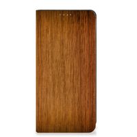 Google Pixel 8 Book Wallet Case Donker Hout - thumbnail