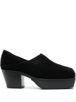 Eckhaus Latta mocassins Cowboy en cuir 65 mm - Noir