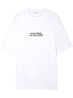 Off-White t-shirt à slogan imprimé - Blanc