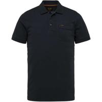 Short sleeve polo stretch jersey sky captain