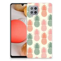 Samsung Galaxy A42 Siliconen Case Ananas - thumbnail