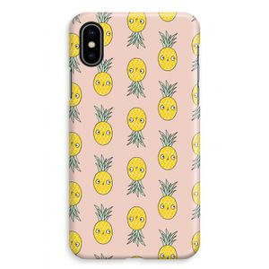 Ananas: iPhone XS Max Volledig Geprint Hoesje