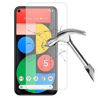 Google Pixel 5 Screenprotector van gehard glas - 9H - Doorzichtig